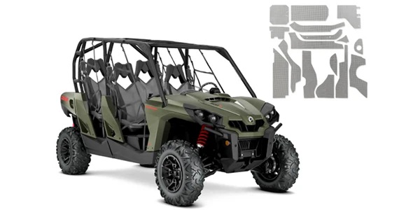 2) 27x11R14 ATV Radial Rear Tire Set For 14-17 Can-Am Commander 800R