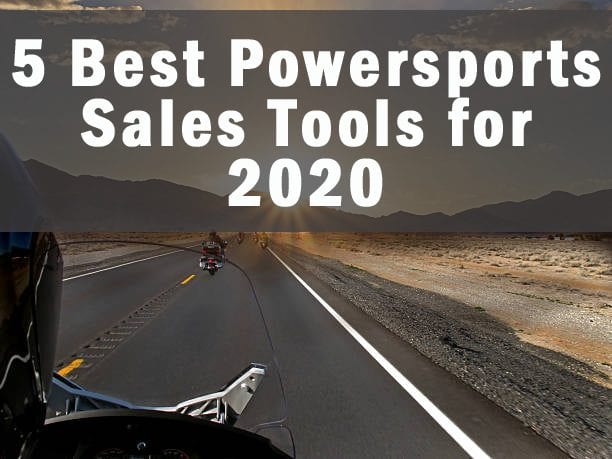 5 best powersports sales tools