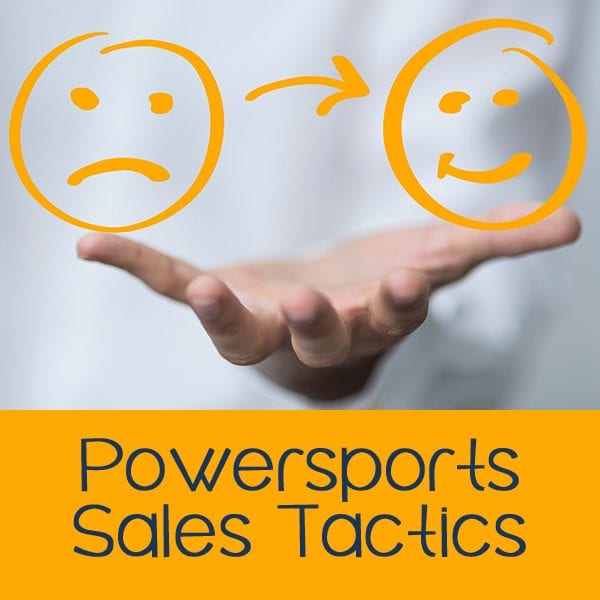 powersports sales tactics